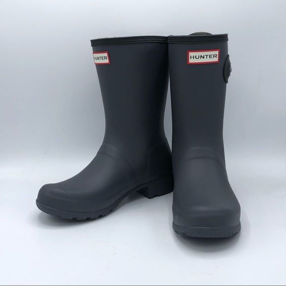 7W - [NEW] Women's Hunter Original Tour Short Packable Rain Boot WFS1026RMA - Picture 3 of 7